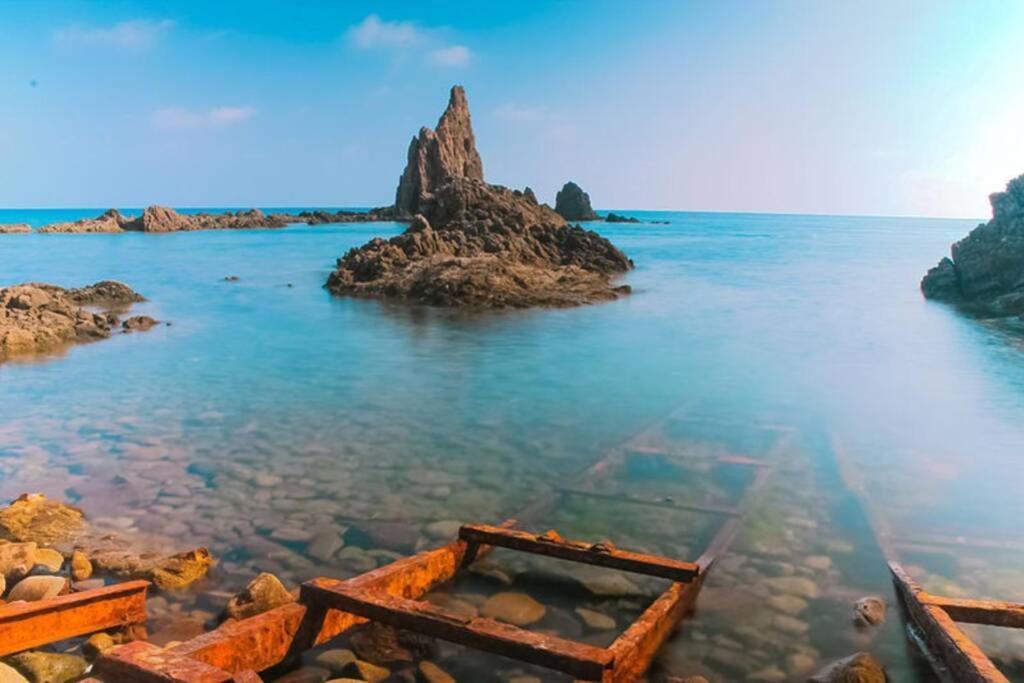 カルボネラスLa Pita- Terraza Con Vistas Al Mar & Parking, A 1 Min De La Playaアパートメント エクステリア 写真